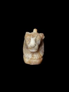 Hand-Carved Agate Sekhmet Pectoral - Egyptian Goddess Pendant - Image 8