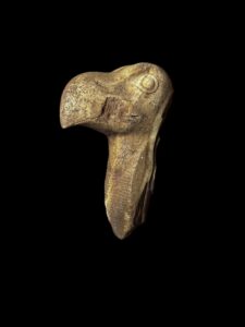 vulture Nekhbet Head made of stone. Hand carving. - Image 8