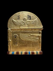 Goddess Nut Box: Egyptian Hathor, Hieroglyphics & Scarab Beetle - Image 8