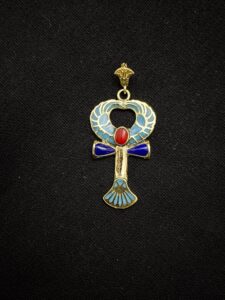 Brass Egyptian Ankh Cross Pendant: Key of Life - Image 8