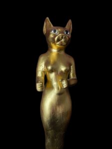 Large Egyptian Goddess Bastet Cat Statue: Home Decor - Image 8