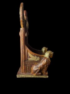 King Tutankhamun Throne: Eye of Horus, Winged Scarab & Nekhbet Symbol - Image 8