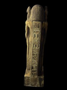 Stone Egyptian God Anubis Statue with King Tutankhamun - Image 8