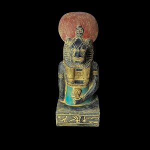 Egyptian Goddess Sekhmet Statue: Colorful Statuette Made in Egypt - Image 8