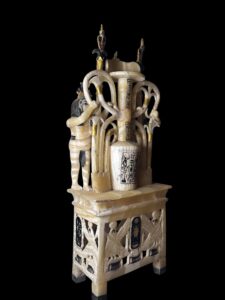 Alabaster Perfume Vase: Tutankhamun Replica - Image 8