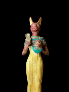 Ancient Egyptian Goddess Bastet statue, Home decor statues made in Egypt - Image 9