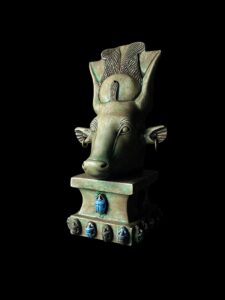 Rare Hathor statue from Ancient Egypt. 1 of 1 . The one-of-a-kind Hathor sculpture. - Image 9