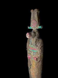 Egyptian God Sobek Statue: Crocodile God with Eye of Horus - Image 9