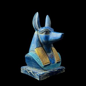 Egyptian God Anubis Stone Statue - Handmade Ancient Egypt Decor - Image 9