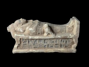 Egyptian Sarcophagus Replica: Ancient Egypt Artifact, Home Decor Statue - Image 9