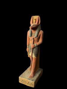 Jackal God Anubis statue made in Egypt, Egyptian Anubis sculpture. - Image 9