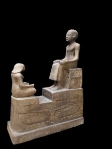 Egyptian Mythology Statue: Knowledge Transfer Scene, Made in Egypt - Image 9
