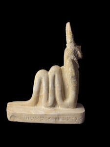Handcrafted Cobra Goddess Hathor Statue: Egyptian Protection Artifact - Image 9