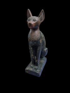 Granite Bastet Cat Statue: Egyptian Decor Made in Egypt - Image 9