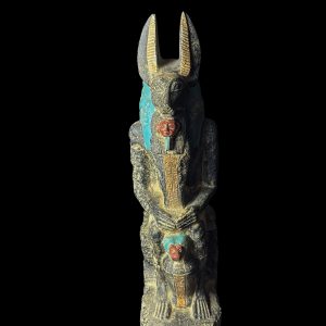 inspired God Anubis Statue , Natural Stone , Home Décor statues , Ancient Egyptian Mythology Collectible - Image 9