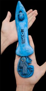 Egyptian Goddess Sekhmet Statue: Ancient Lion Goddess with Sobek Inscription - Image 9