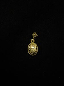 Egyptian Scarab pendant necklace, The decorative Good luck scarab in Ancient Egypt. - Image 9