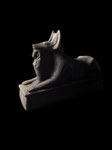 Hand Carved Egyptian God Anubis Statue: Jackal Collectible - Image 9