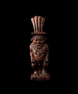 Hand Carved God Bes Statue: Egyptian Art Home Decor - Image 9