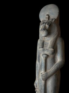 Goddess Sekhmet statue made in Egypt from Solid stone - Image 9