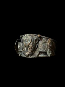 Vintage Bronze Goddess Sekhmet Bracelet - Image 9
