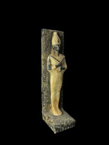 Basalt Egyptian God Osiris Statue: Unique Statuette - Image 9