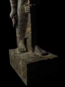 Hand Carved Granite Sekhmet Statue - Egyptian Goddess - Image 9