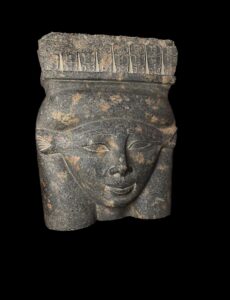Handmade Granite Goddess Hathor Statue: Egyptian Altar Decor - Image 9