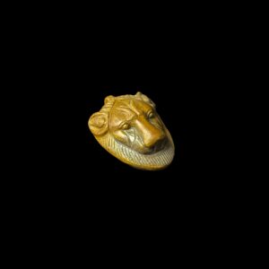 Hand-Carved Goddess Sekhmet Pendant: Egyptian Gemstone Amulet - Image 9