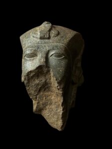 head of King Senusret III made of Rare stone - Image 9
