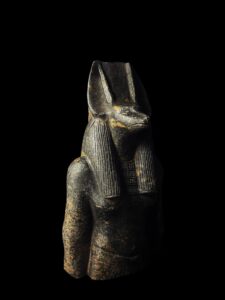 Hand Carved Granite Anubis Statue: Egyptian Home Decor - Image 9