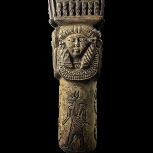 Egyptian Hathor Column Replica: Dendera Temple Decor - Image 9