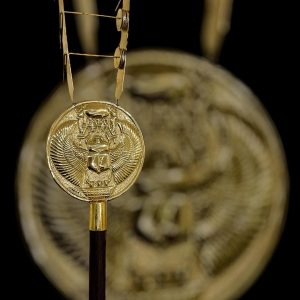 Winged Scarab Sistrum: Ancient Egyptian Musical Instrument - Image 9