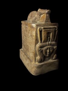 Basalt Egyptian God Sobek Statue: Crocodile God of the Nile - Image 9