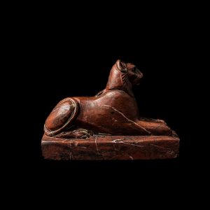 King Amenhotep III Lion Statue: Rare Egyptian Replica, Handmade Art - Image 9