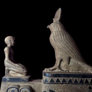 Egyptian God Ra/Horus Replica Statue - Museum Art Artifact - Image 9