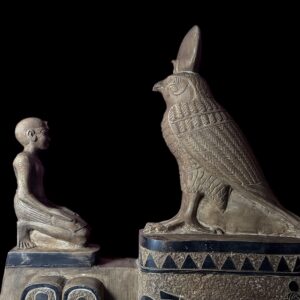 Egyptian God Ra/Horus Replica Statue - Museum Art Artifact - Image 9