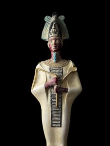 Basalt Egyptian God Osiris Statue: Unique Statuette - Image 9