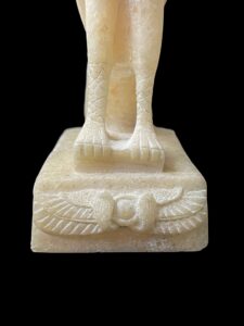 Alabaster Egyptian God Horus Statue - Image 9