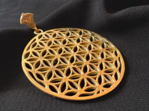Handcrafted Flower of Life Pendant: Egyptian Spiritual Jewelry - Image 9
