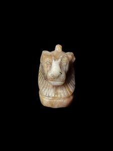 Hand-Carved Agate Sekhmet Pectoral - Egyptian Goddess Pendant - Image 9