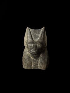 Hand Carved Granite Anubis Statue: Authentic Egyptian Decor - Image 9
