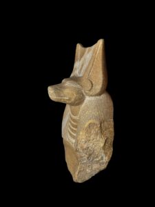 Quartz Egyptian God Anubis Statue: Afterlife Decor - Image 9
