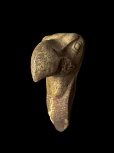 vulture Nekhbet Head made of stone. Hand carving. - Image 9