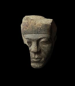 head of King Senusret III made of Rare stone - Image 9