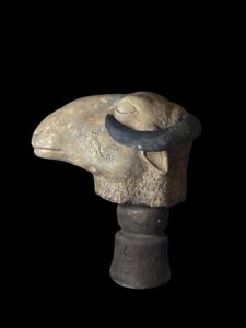 Vintage Ram God Khnum Statue: Ancient Egyptian Decor - Image 9