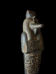 Egyptian God Sobek Statue: Nile God Ushabti - Image 9