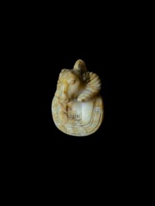 Egyptian God Amun Amulet: Museum Replica - Image 9