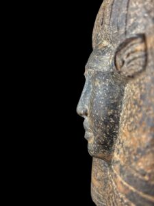 Handmade Granite Goddess Hathor Sculpture: Egyptian Statuette - Image 9