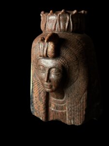 Granite Queen Tuya Statue with Cobra Crown - Image 9